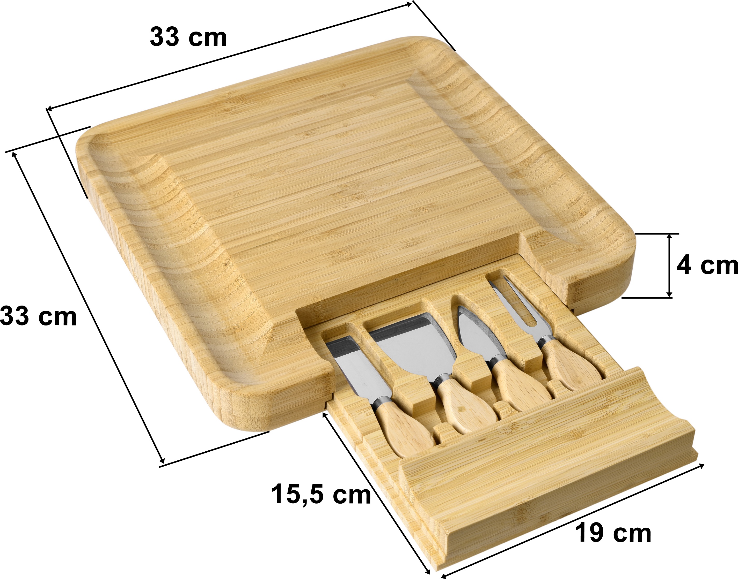 Deska do serów i przekąsek bambusowa ESTERA