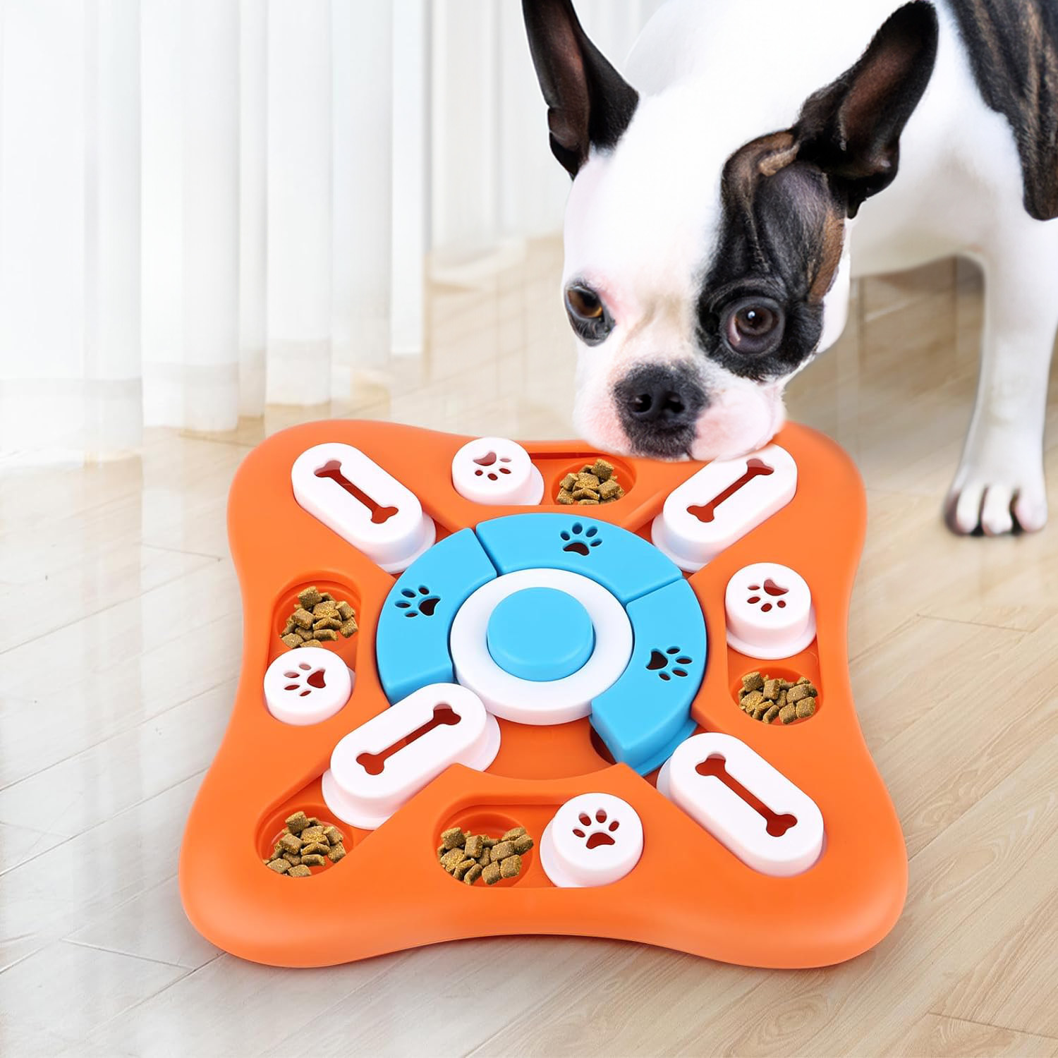 Puzzle dla psa gra zabawka PONGO ponarańczowy