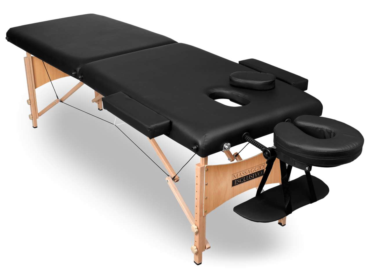Przenośny stół do masażu SIMILAN składany drewniany profesjonalne lozko