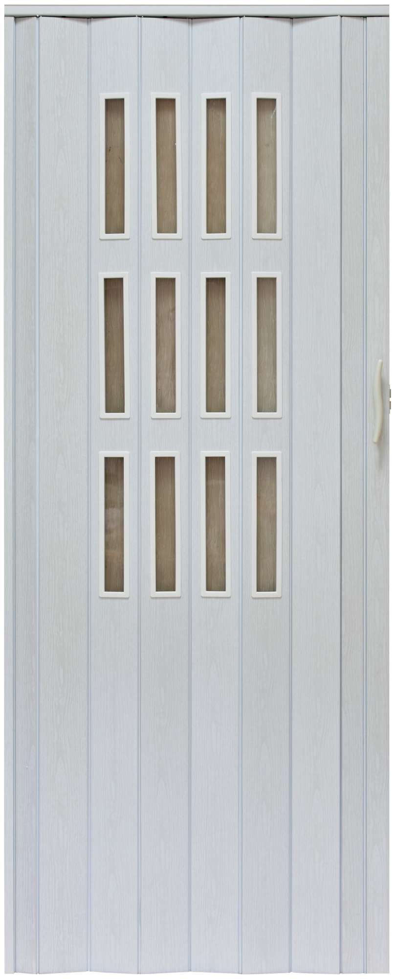 Drzwi Harmonijkowe 001S 49 Biały Dąb