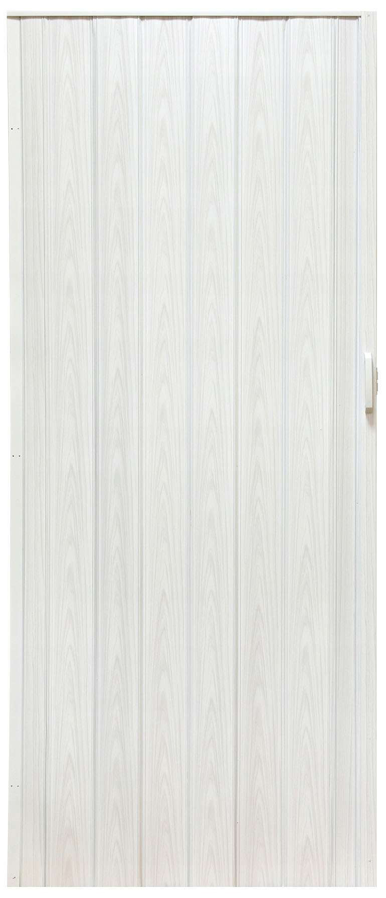 Drzwi Harmonijkowe PCV 004 Biały Dąb 80 cm