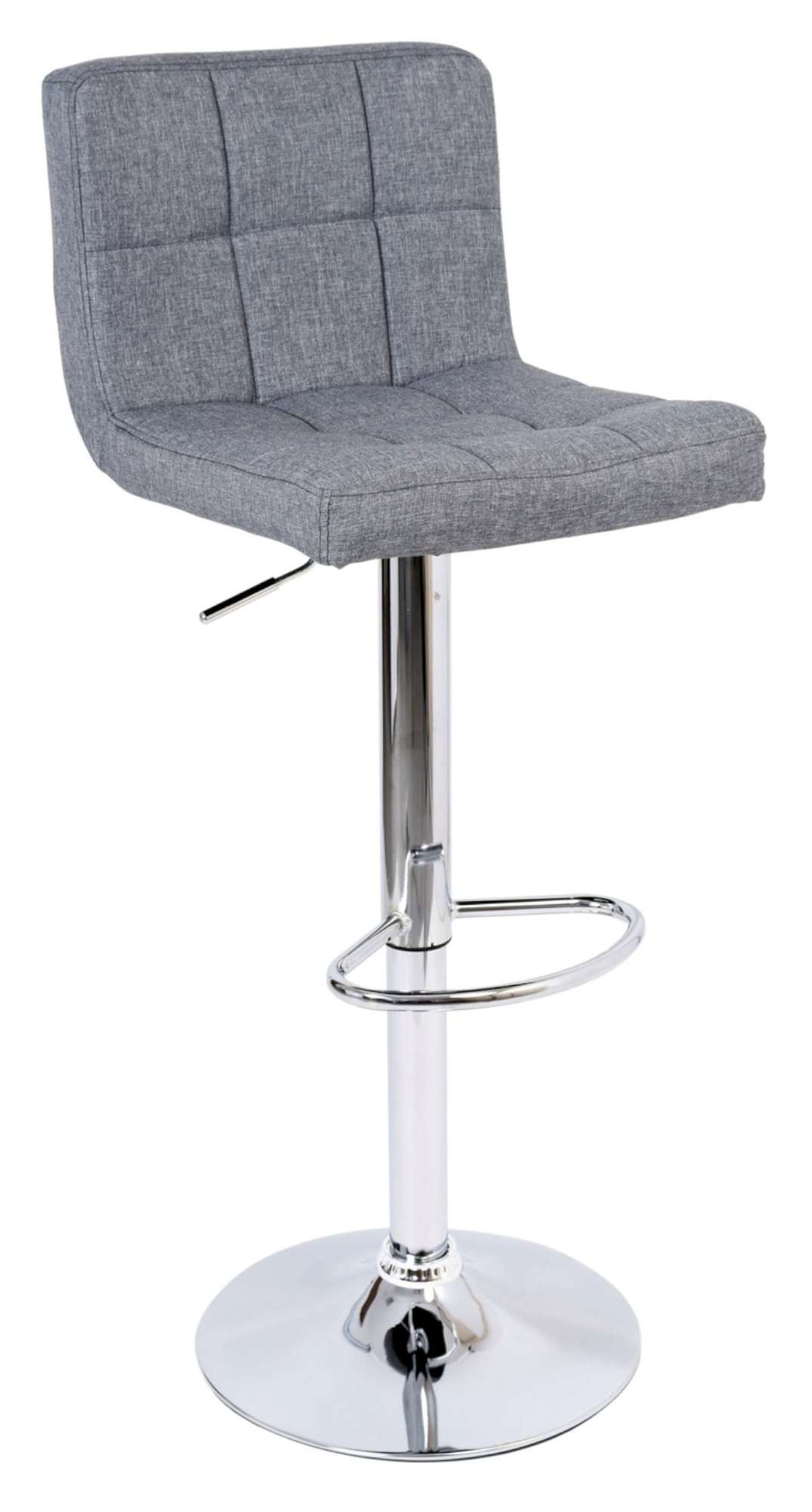 Krzesło barowe hoker ARAKO siedzisko materiałowe