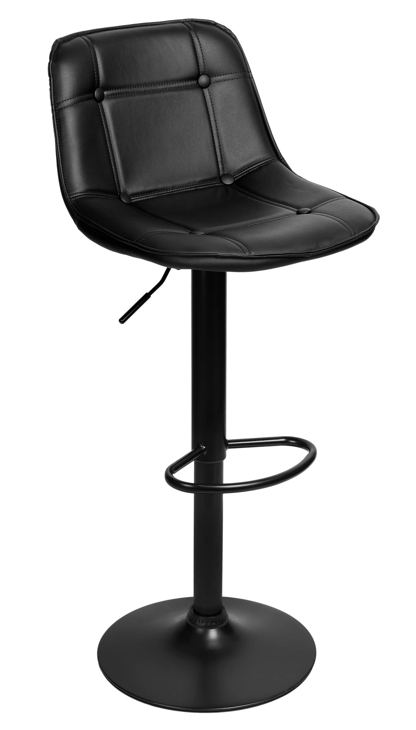 Krzesło barowe BELFAST czarne