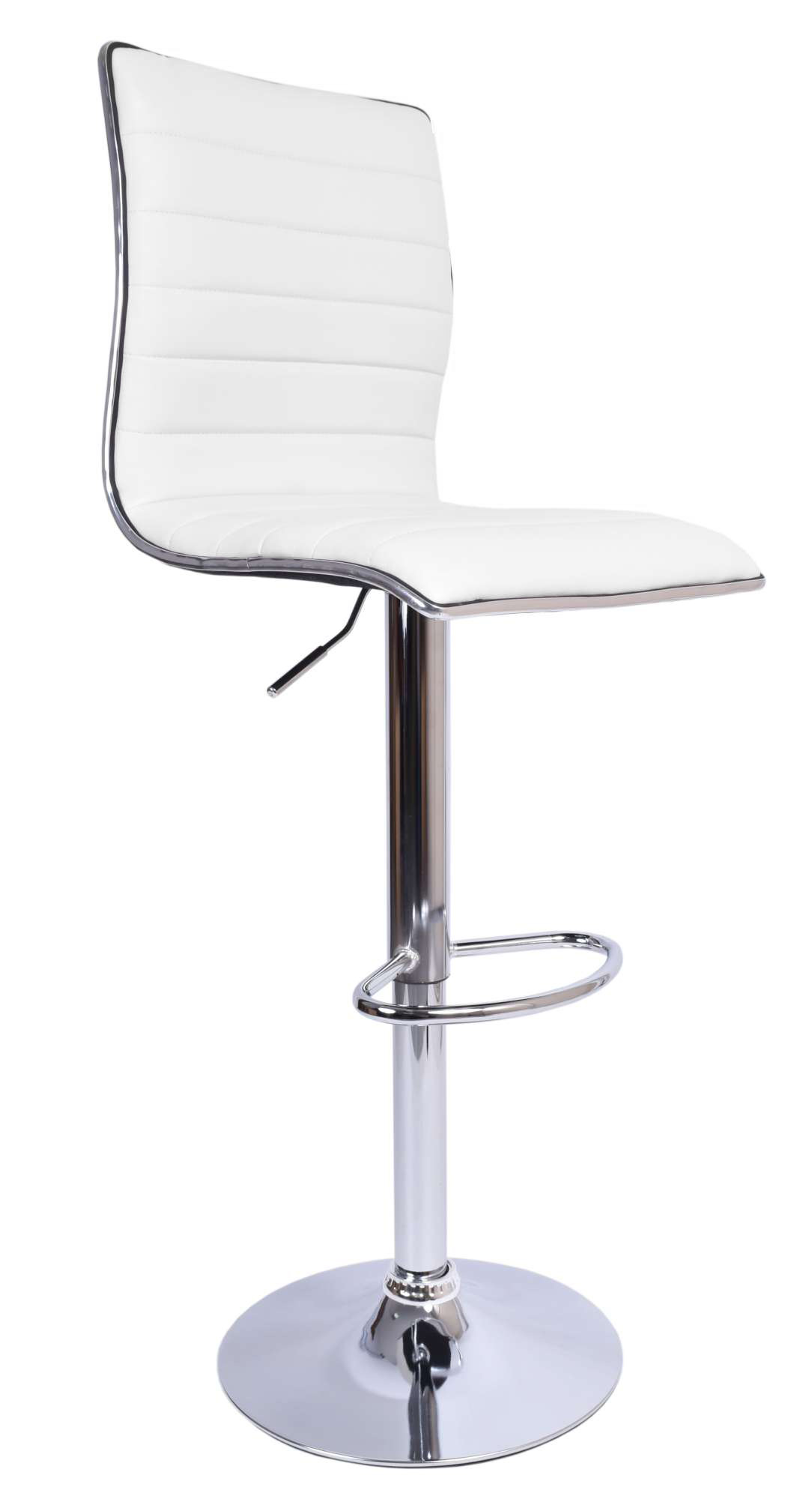 Krzesło barowe BORDI białe