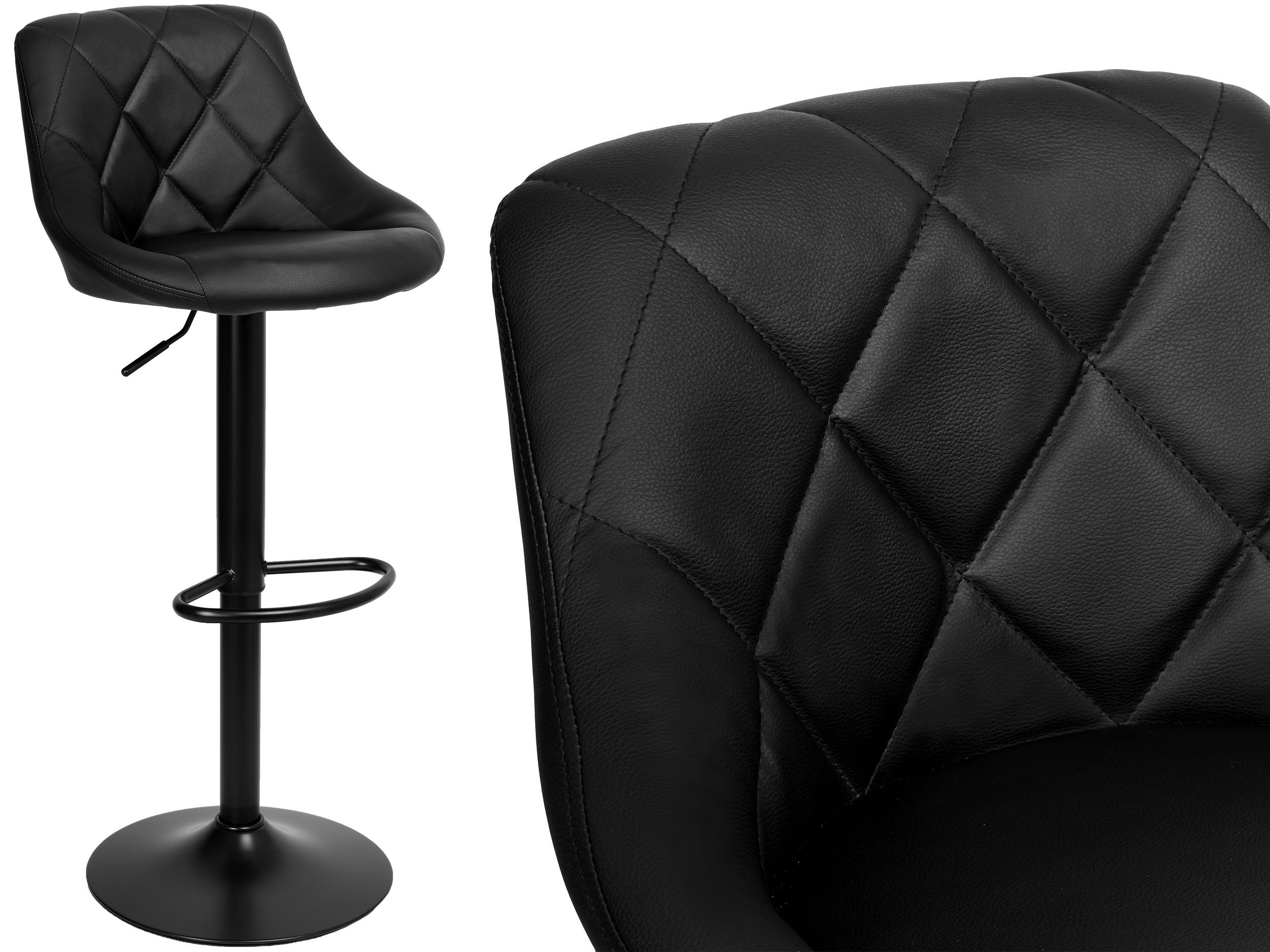 Krzesło barowe hoker CYDRO BLACK