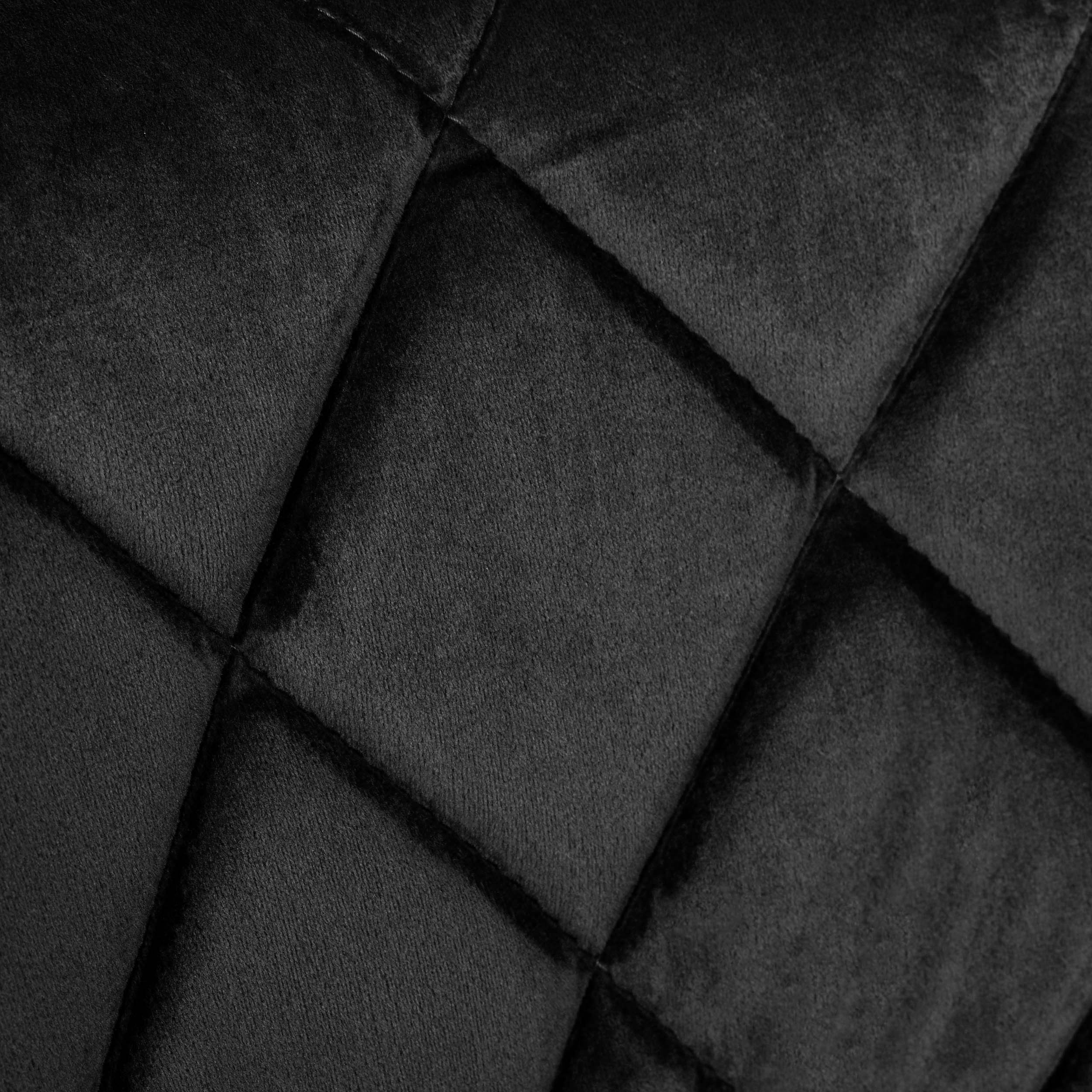 Krzesło barowe CYDRO BLACK welurowe grafitowe