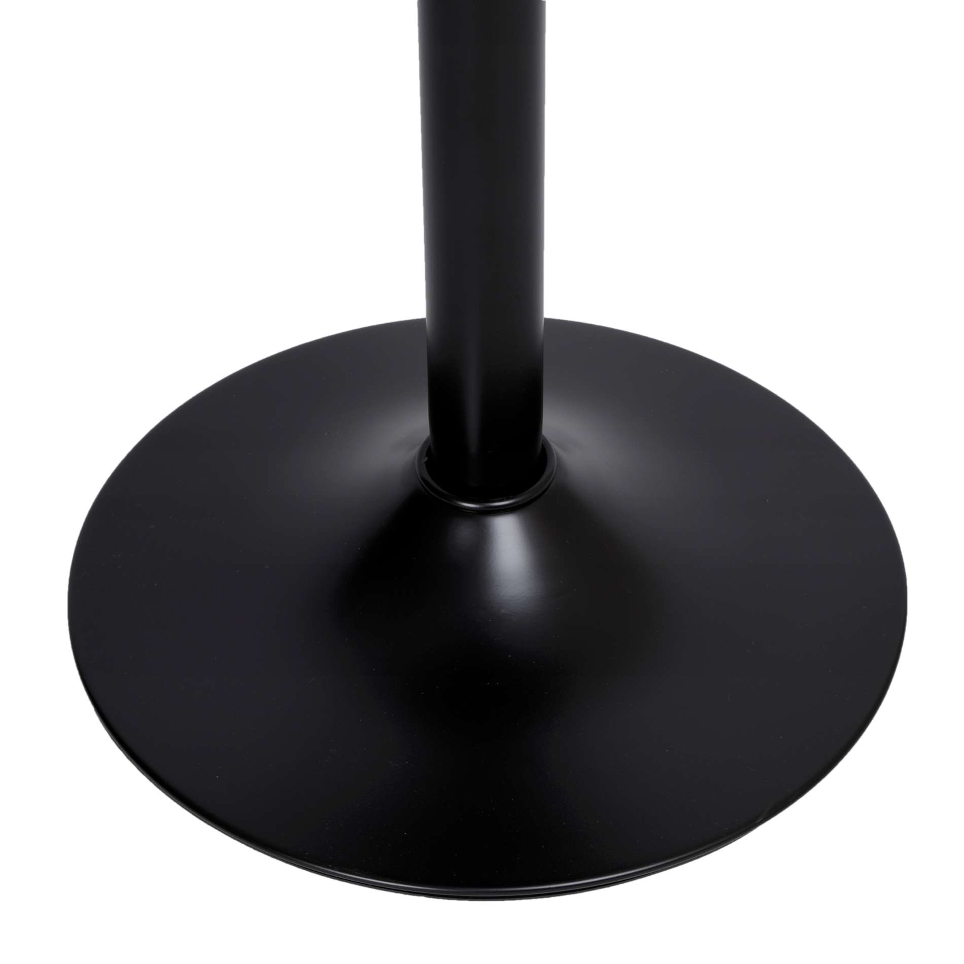 Krzesło barowe CYDRO BLACK aksamitne ciemnozielone VELVET