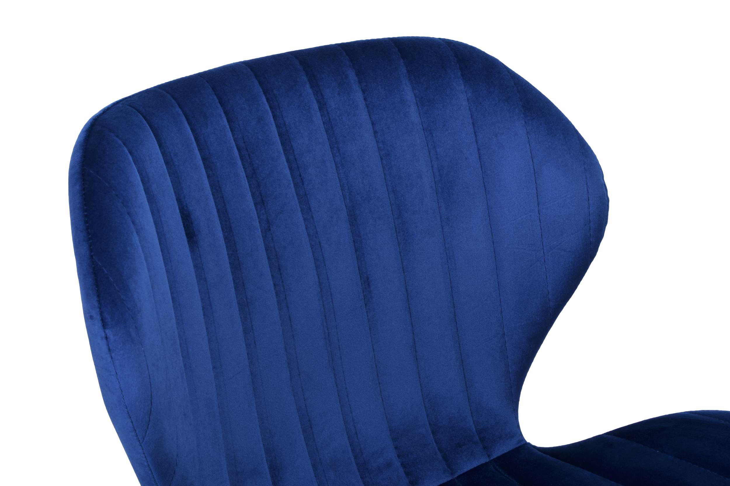Krzesło tapicerowane DALLAS Kolor: granatowy velvet