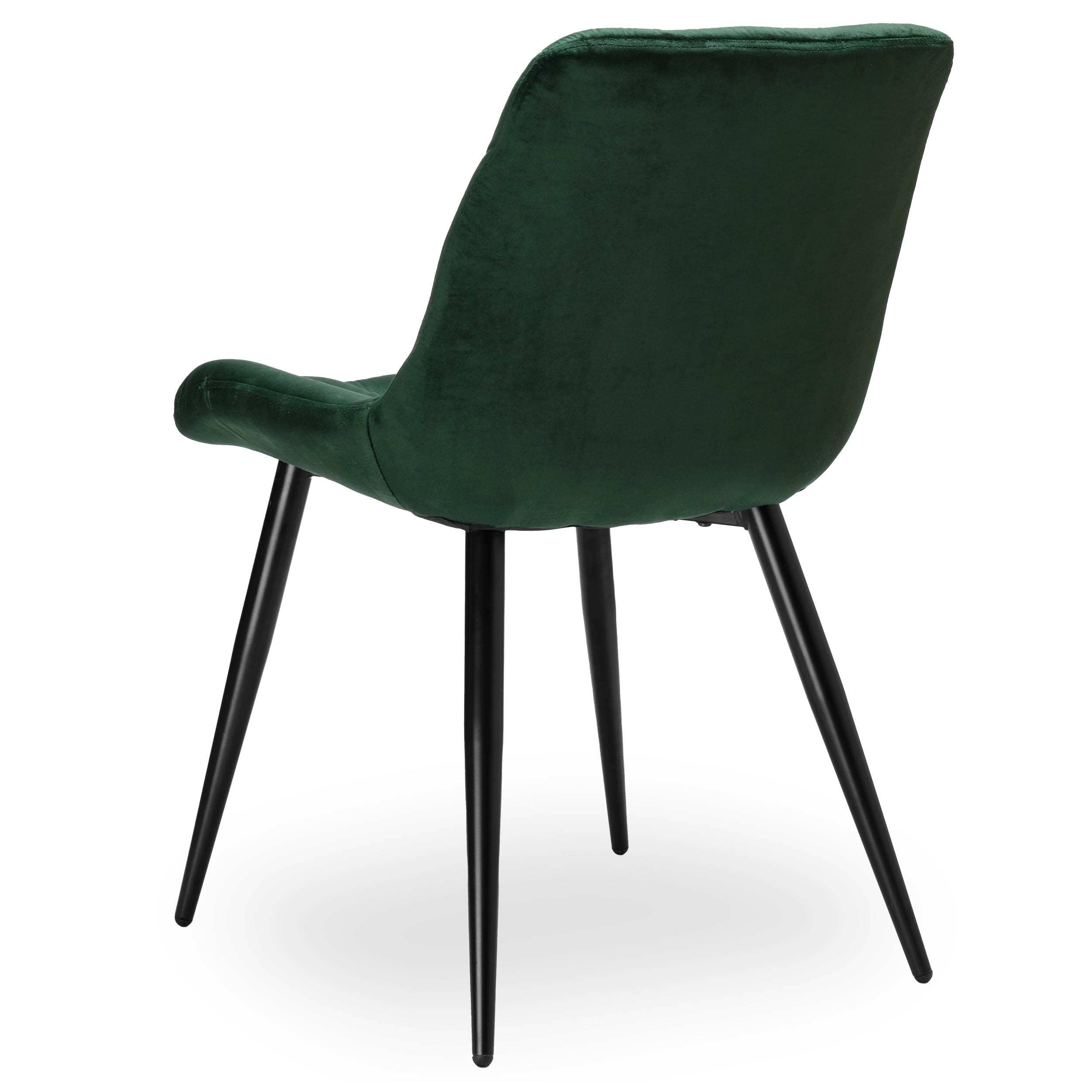 Krzesło aksamitne ELIOT ciemnozielone velvet