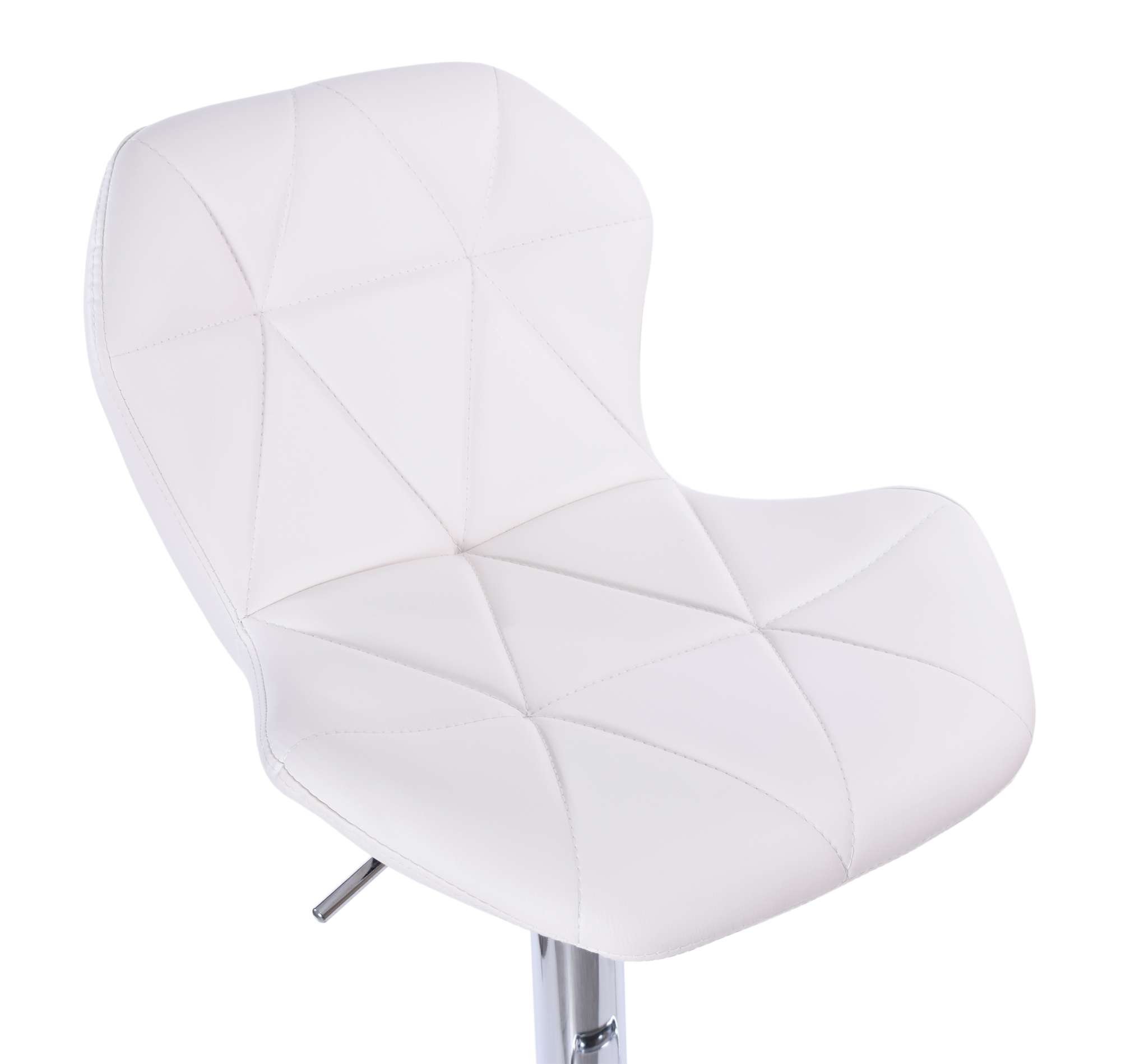 Krzesło barowe GORDON białe siedzisko