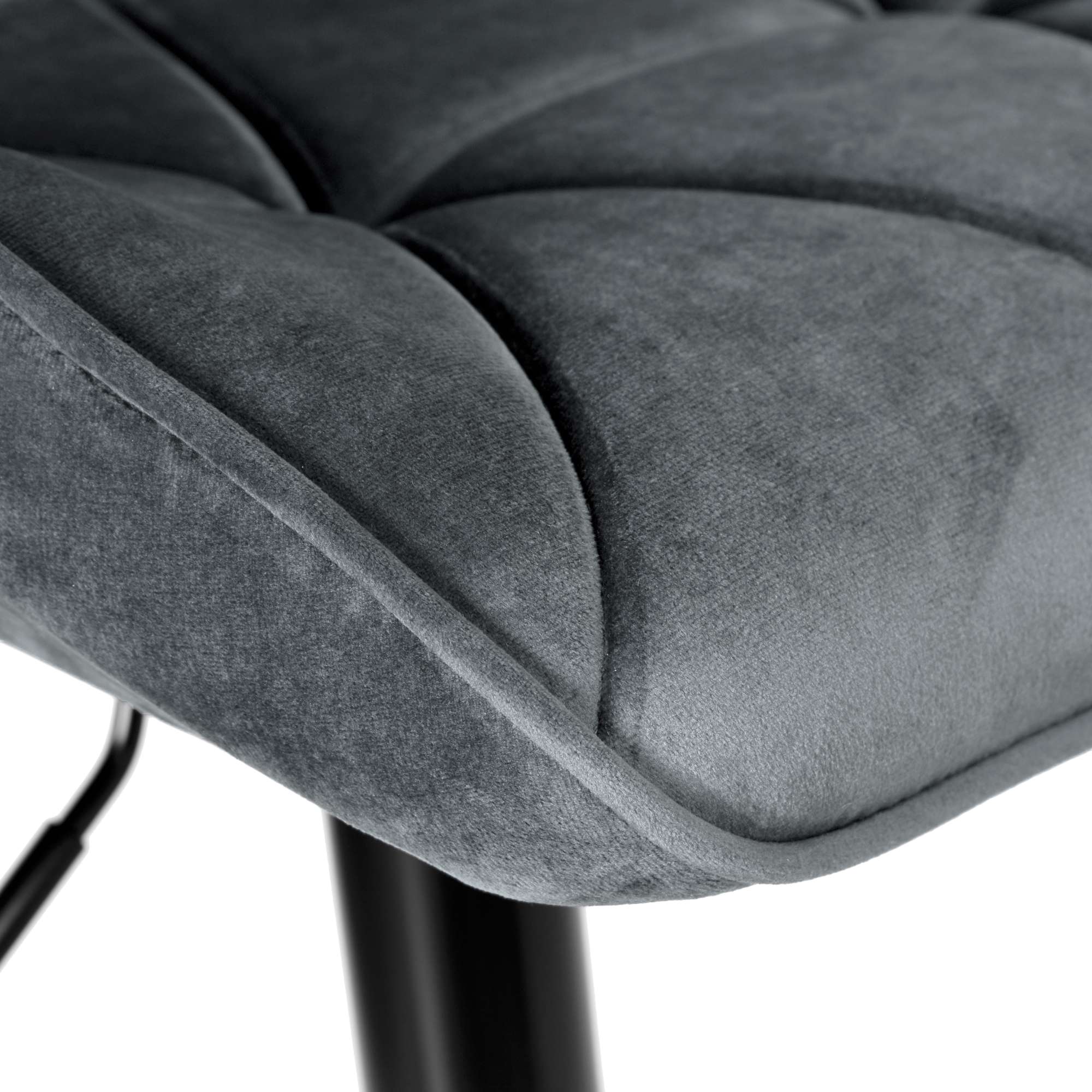 Hoker krzesło barowe GRAPPO velvet aksamitne
