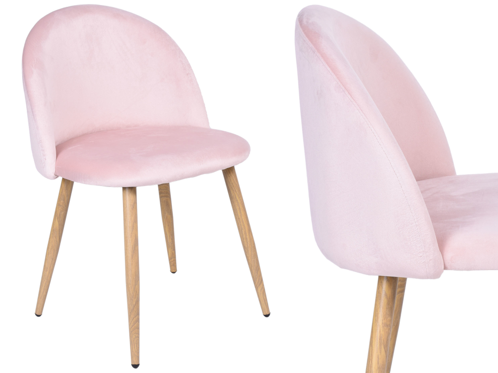 krzeslo tapicerowane jazz velvet pink