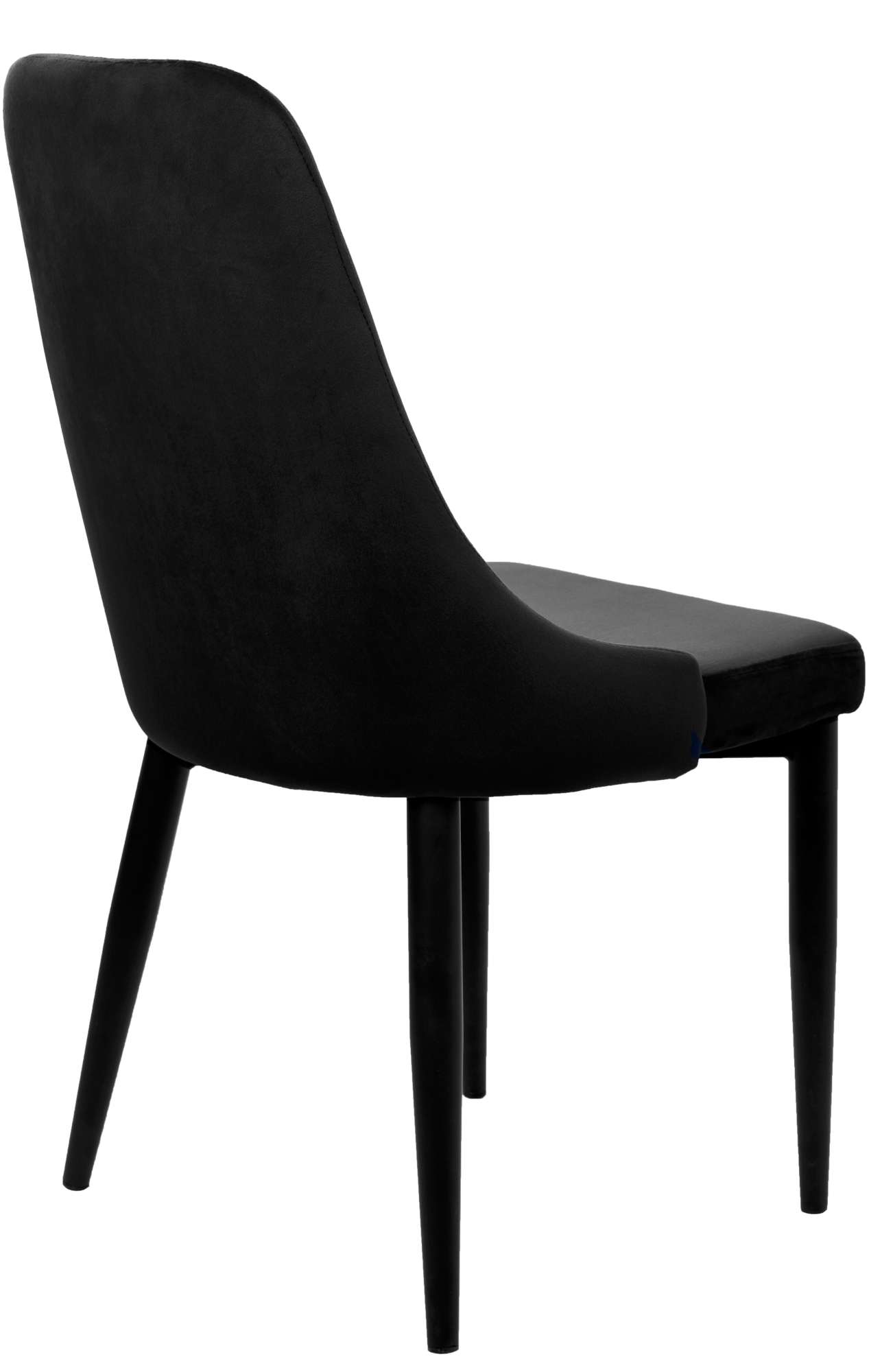 krzeslo lorient aksamitne czarne