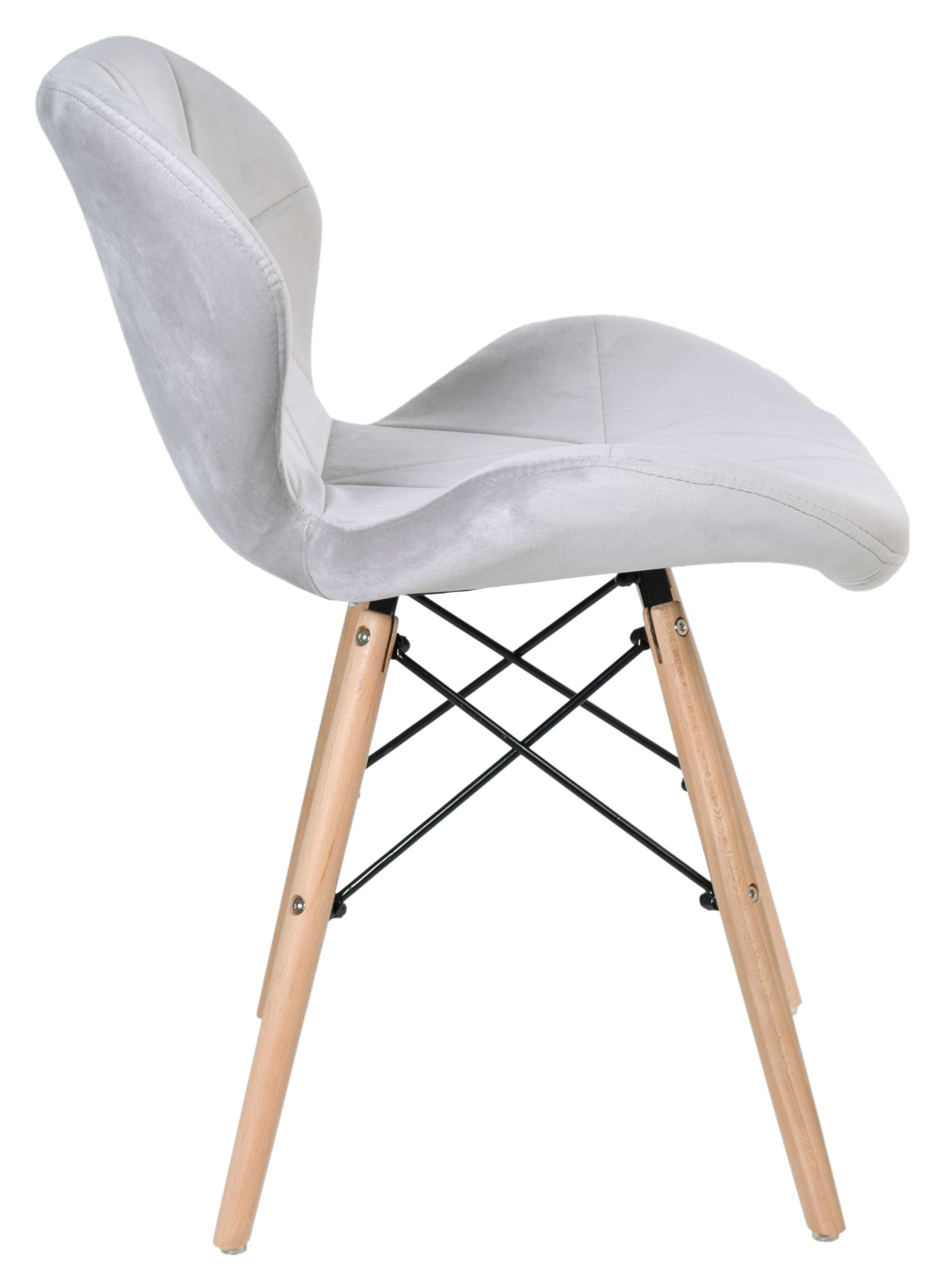 krzeslo tapicerowane aksamitne velvet muret dsw