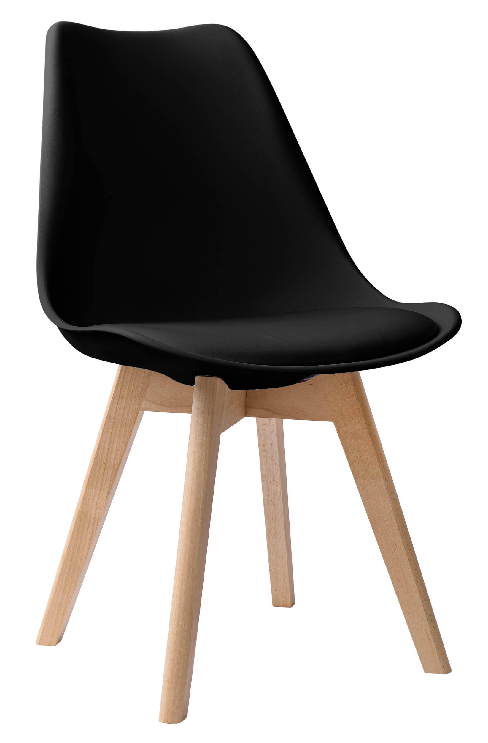 Krzesło skandynawskie K-NANTES DSW czarne