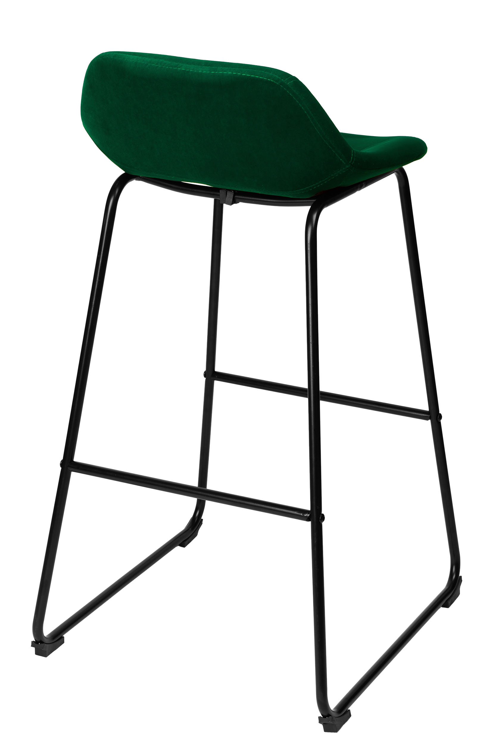 Krzesło barowe SLIGO aksamitne VELVET komplet 2 sztuk