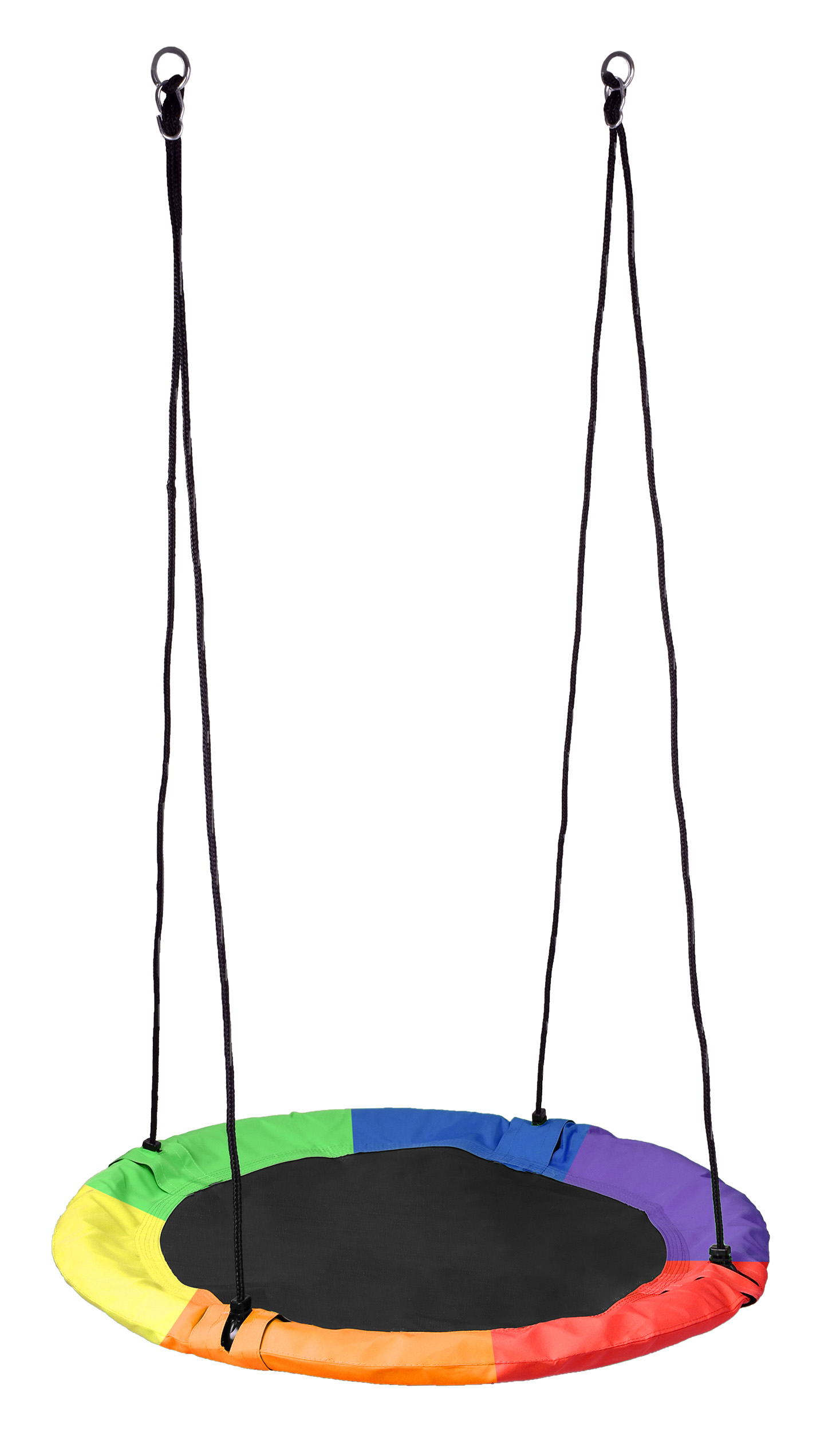 Huśtawka ogrodowa bocianie gniazdo ROMEK kolorowa 60 cm