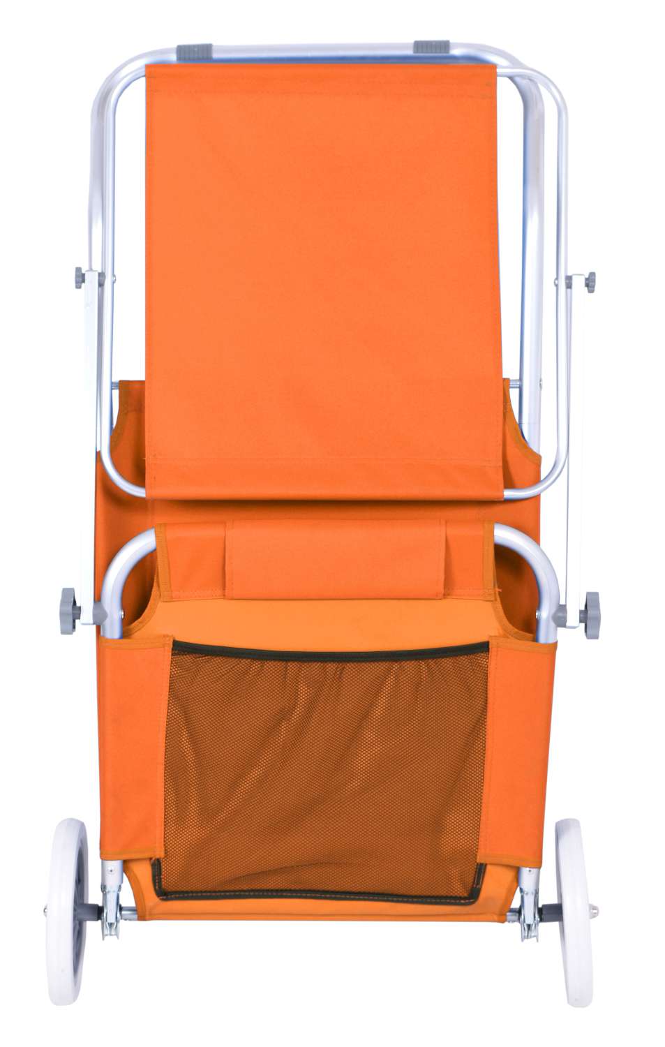 Leżak plażowy z kółkami Martin pomarańczowy ORANGE