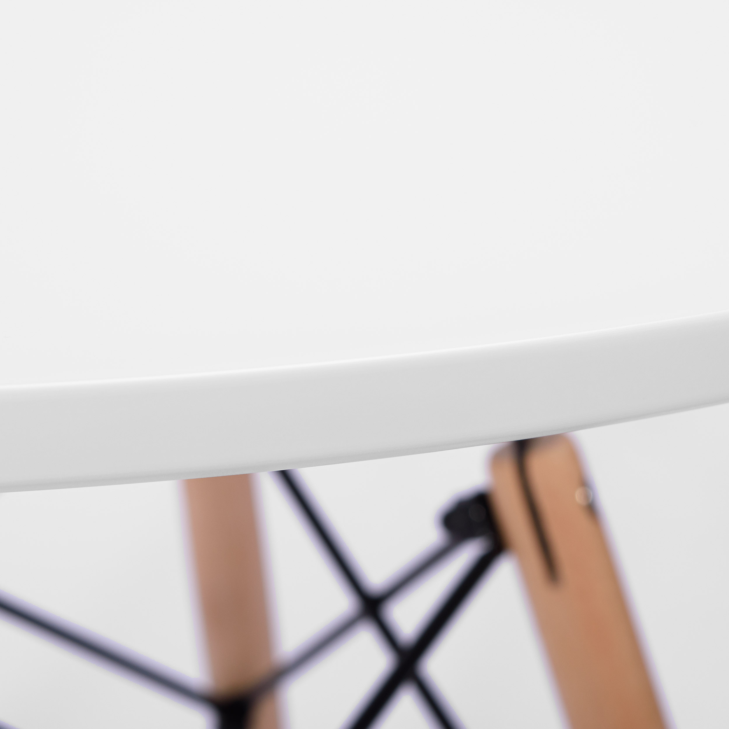 Stolik kawowy okrągły Massimo 60 cm biały