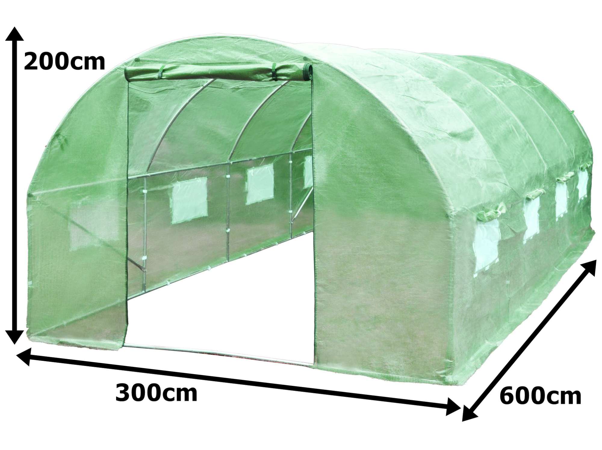 Tunel foliowy - szklarnia ogrodowa 2x3,5m