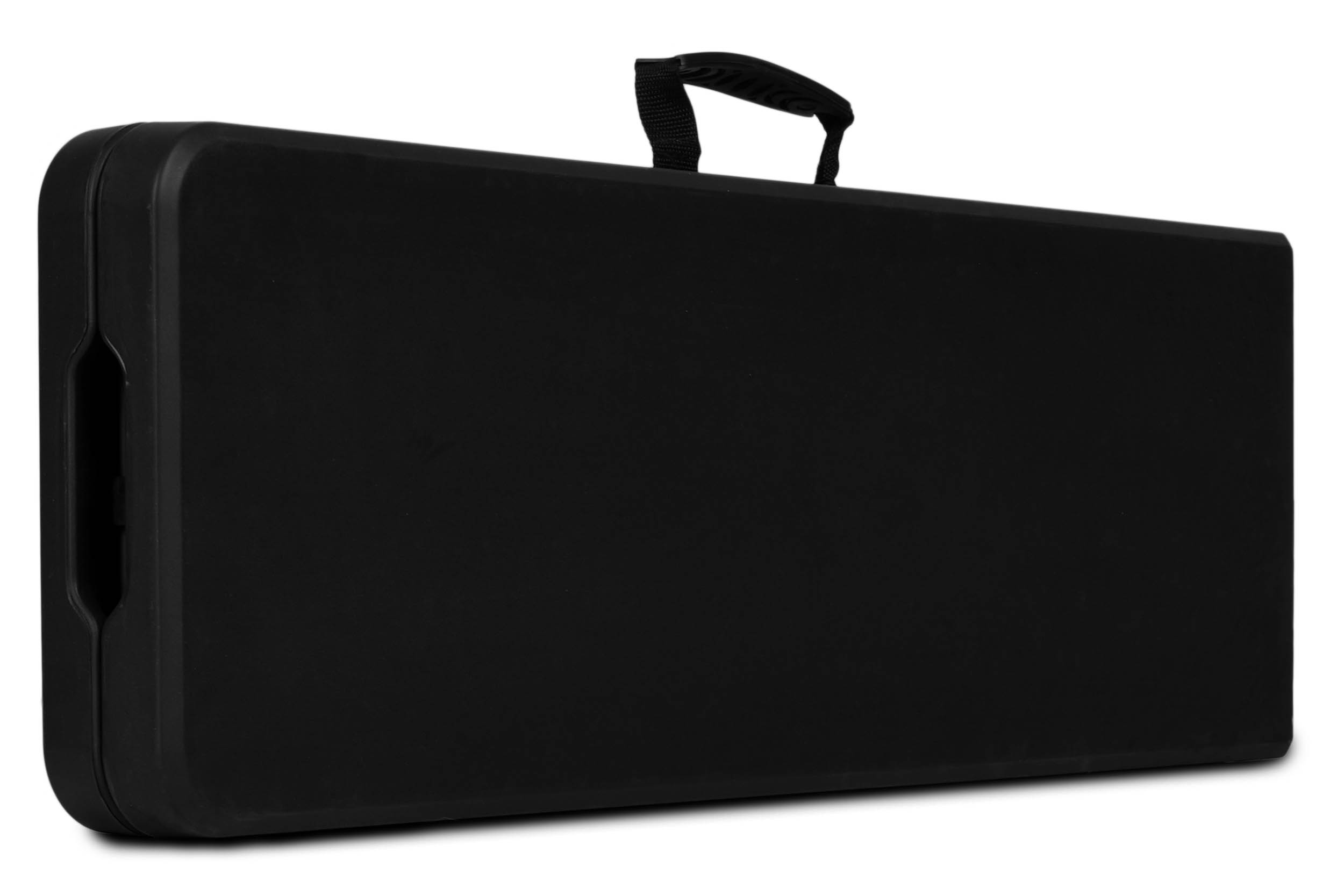 Ławka cateringowa składana w walizkę 180 cm czarna