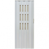 Drzwi harmonijkowe 001S-014-100 biały mat 100 cm