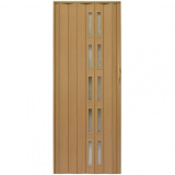 Drzwi harmonijkowe 005S-32-80 olcha mat 80 cm