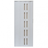 Drzwi harmonijkowe 005S-49-80 biały dąb mat 80 cm