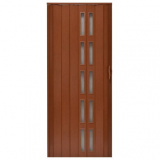 Drzwi harmonijkowe 005S-029-100 mahoń mat 100 cm