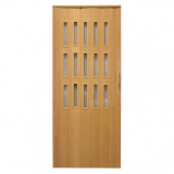 Drzwi harmonijkowe 008S-8671-80 buk mat 80 cm