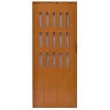 Drzwi harmonijkowe 008S-243-80 jasny calvados 80 cm