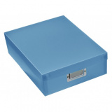 Pudełko organizer A4 niebieskie