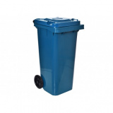 Pojemnik na odpady 120L kosz - niebieski