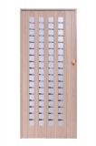 Drzwi harmonijkowe 015 B01-50-86 dąb sonoma mat 86 cm