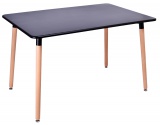 Stół prostokątny MASSIMO 80x120cm czarny