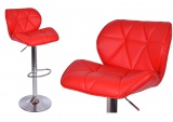 Krzesło barowe ROSSI czerwone