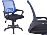Krzesło biurowe  FB-BIANCO czarno-niebieski