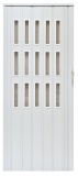 Drzwi harmonijkowe 008S-014-80 biały mat 80 cm
