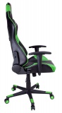 Fotel gamingowy biurowy SHADOW GAMER czarno-zielony