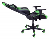 Fotel gamingowy biurowy SHADOW GAMER czarno-zielony