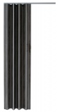 Drzwi harmonijkowe 001P-64-80 dąb grafit mat 80 cm