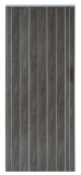 Drzwi harmonijkowe 001P-64-80 dąb grafit mat 80 cm
