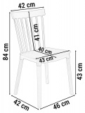 Krzesło K-ODETTA biała