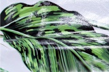 Szafka tekstylna z 6 półkami MIRA Monstera - biało-zielona