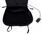 Mata masująco-grzewcza na fotel samochodowy + adapter 230V