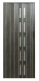 Drzwi harmonijkowe 005S-100-64 dąb grafit mat 100cm
