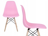 Krzesło DSW K-MILANO różowe