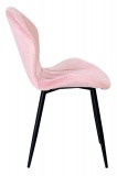 Krzesło aksamitne SHELBY Velvet Różowy