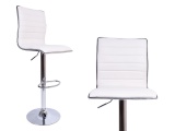 Krzesło barowe BORDI białe
