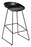 Krzesło barowe VISKAN czarne